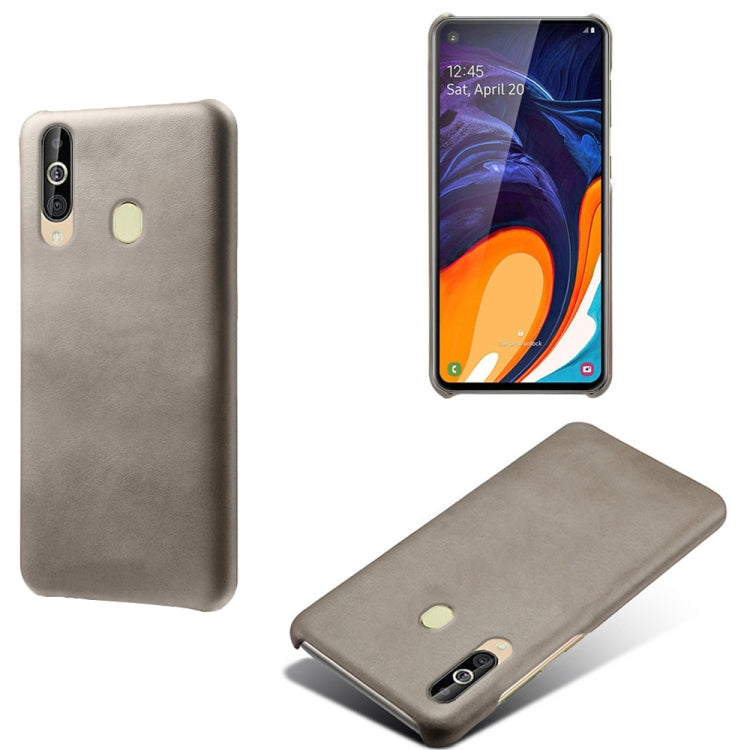Calf Texture  PC + PU Phone Case For Samsung Galaxy A60