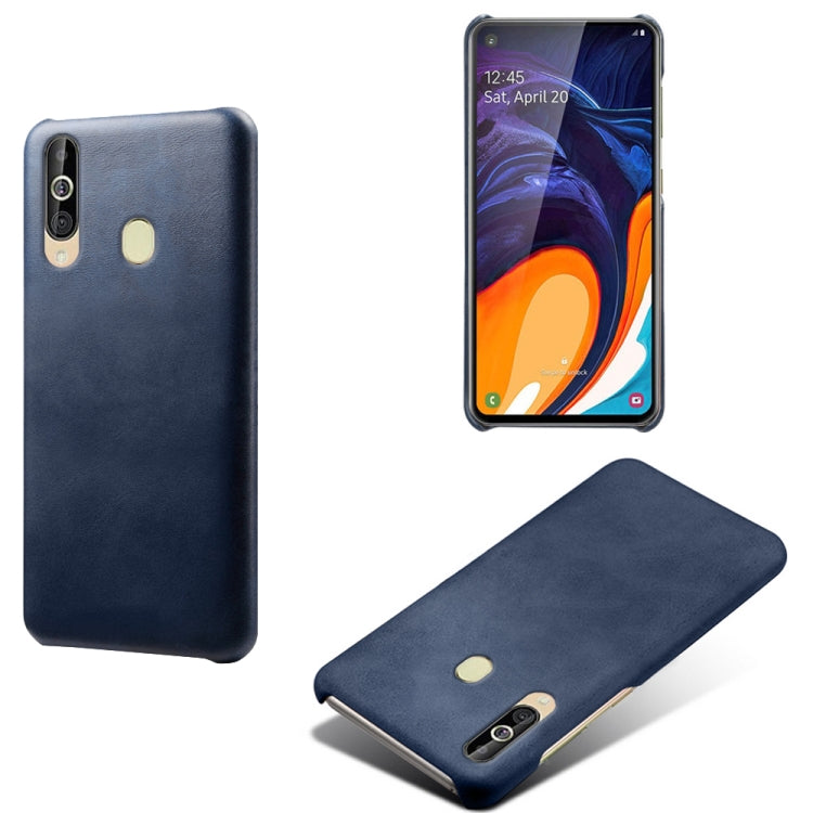 Calf Texture  PC + PU Phone Case For Samsung Galaxy A60