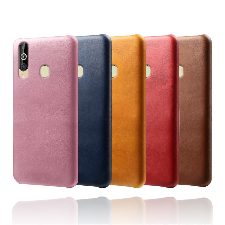 Calf Texture  PC + PU Phone Case For Samsung Galaxy A60
