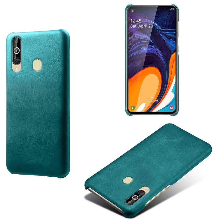 Calf Texture  PC + PU Phone Case For Samsung Galaxy A60