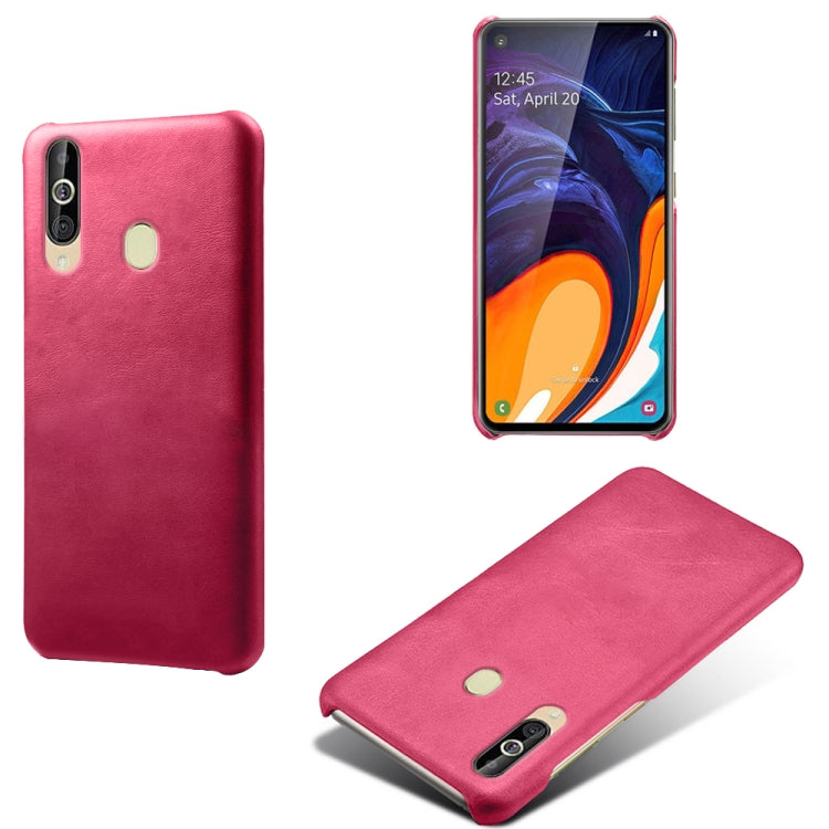 Calf Texture  PC + PU Phone Case For Samsung Galaxy A60