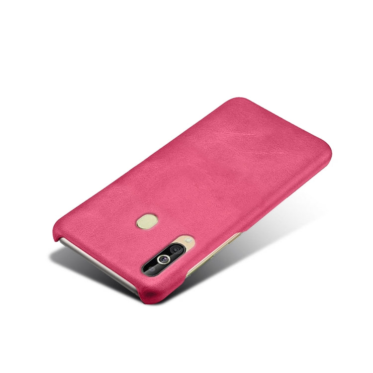 Calf Texture  PC + PU Phone Case For Samsung Galaxy A60