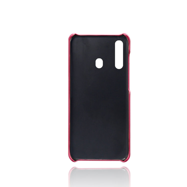 Calf Texture  PC + PU Phone Case For Samsung Galaxy A60