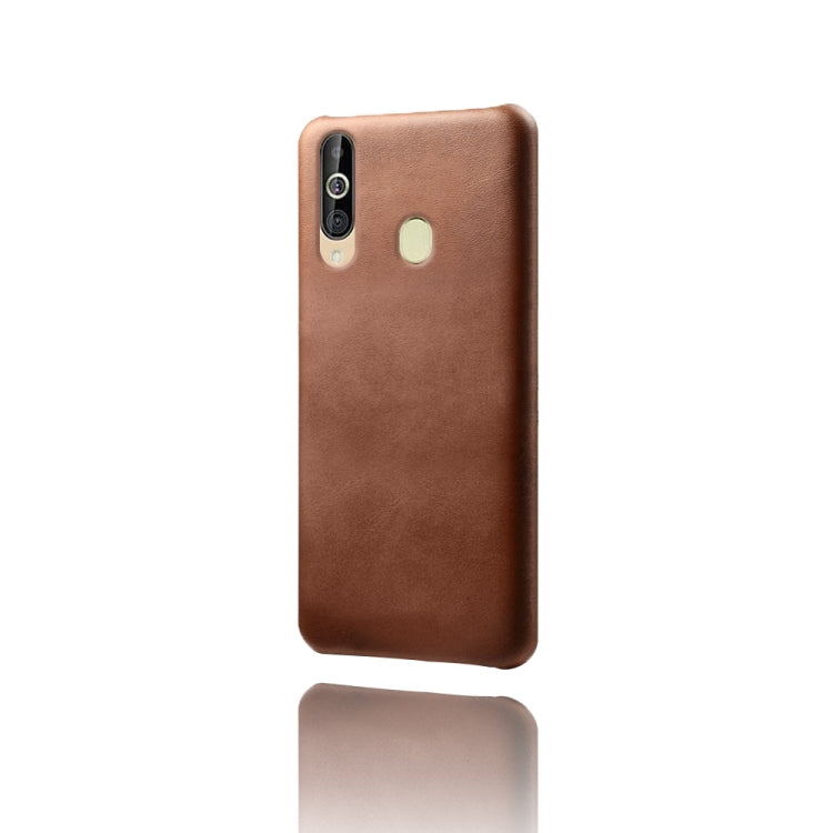 Calf Texture  PC + PU Phone Case For Samsung Galaxy A60