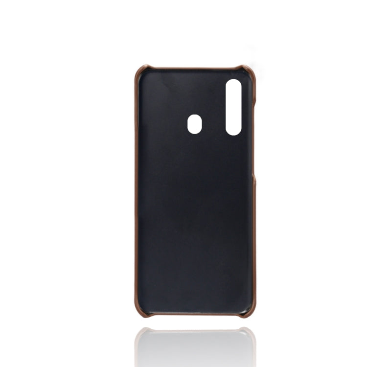 Calf Texture  PC + PU Phone Case For Samsung Galaxy A60