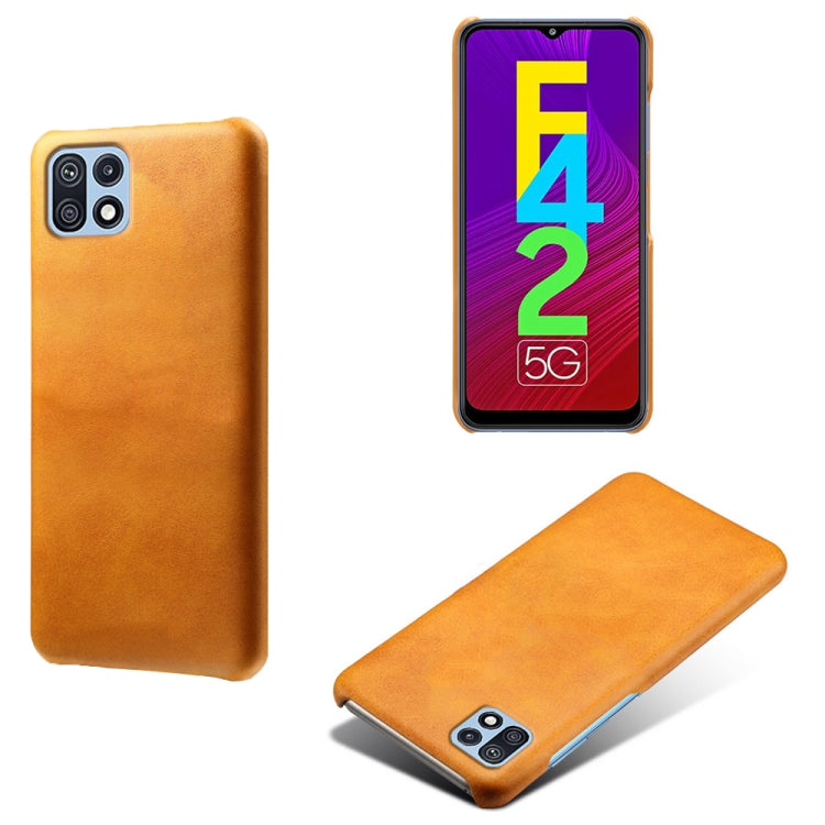 Calf Texture  PC + PU Phone Case For Samsung Galaxy F42 5G