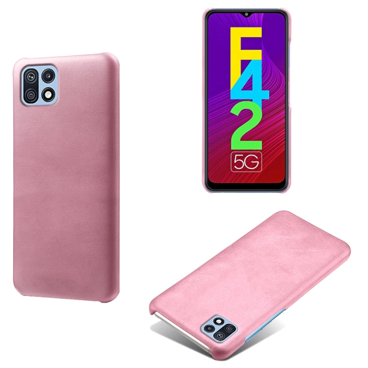 Calf Texture  PC + PU Phone Case For Samsung Galaxy F42 5G