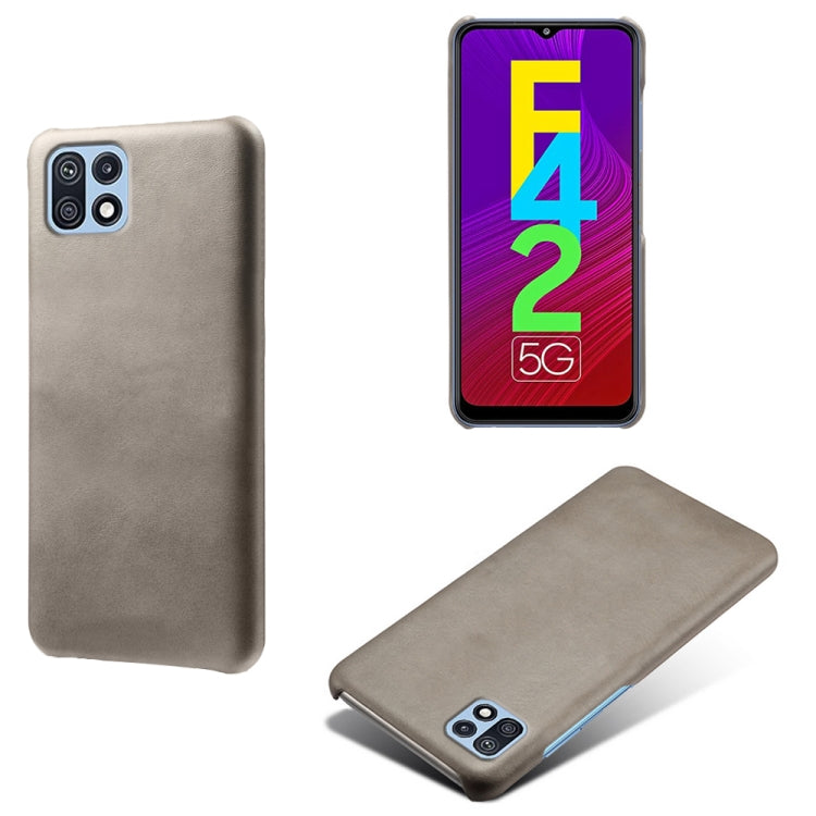 Calf Texture  PC + PU Phone Case For Samsung Galaxy F42 5G