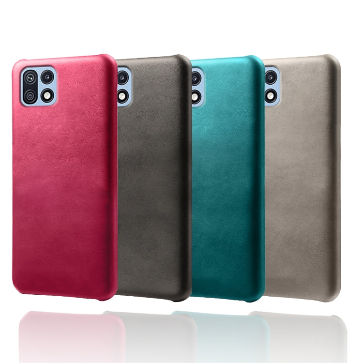 Calf Texture  PC + PU Phone Case For Samsung Galaxy F42 5G