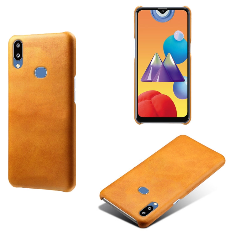 Calf Texture  PC + PU Phone Case For Samsung Galaxy M01S