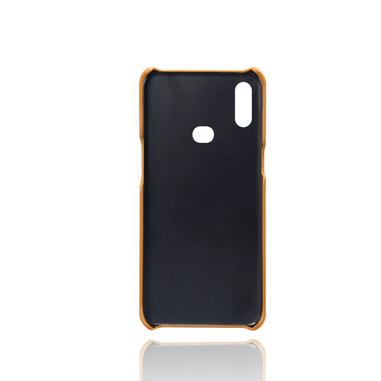 Calf Texture  PC + PU Phone Case For Samsung Galaxy M01S