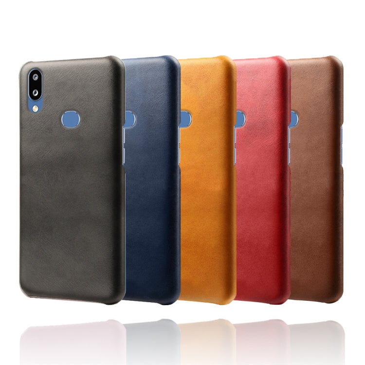 Calf Texture  PC + PU Phone Case For Samsung Galaxy M01S