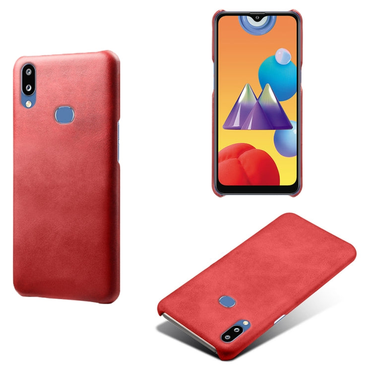 Calf Texture  PC + PU Phone Case For Samsung Galaxy M01S