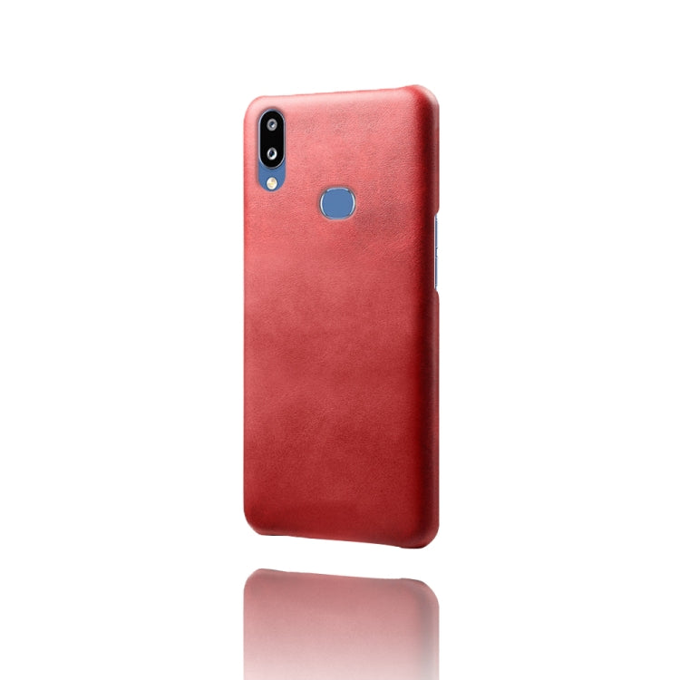 Calf Texture  PC + PU Phone Case For Samsung Galaxy M01S