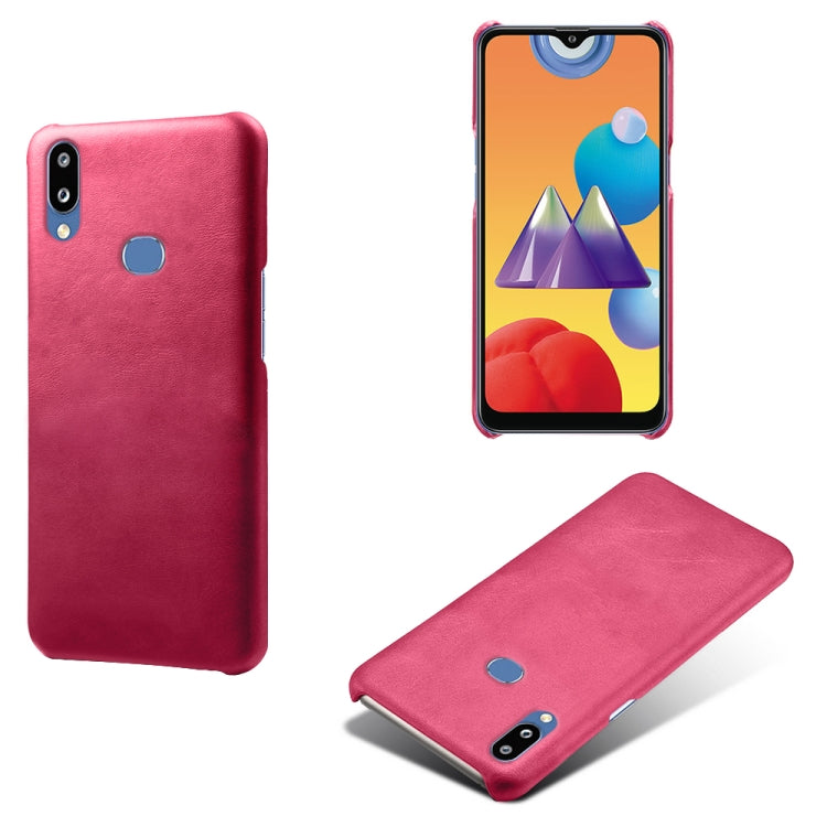 Calf Texture  PC + PU Phone Case For Samsung Galaxy M01S