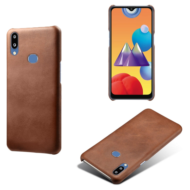 Calf Texture  PC + PU Phone Case For Samsung Galaxy M01S