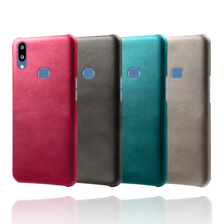 Calf Texture  PC + PU Phone Case For Samsung Galaxy M01S