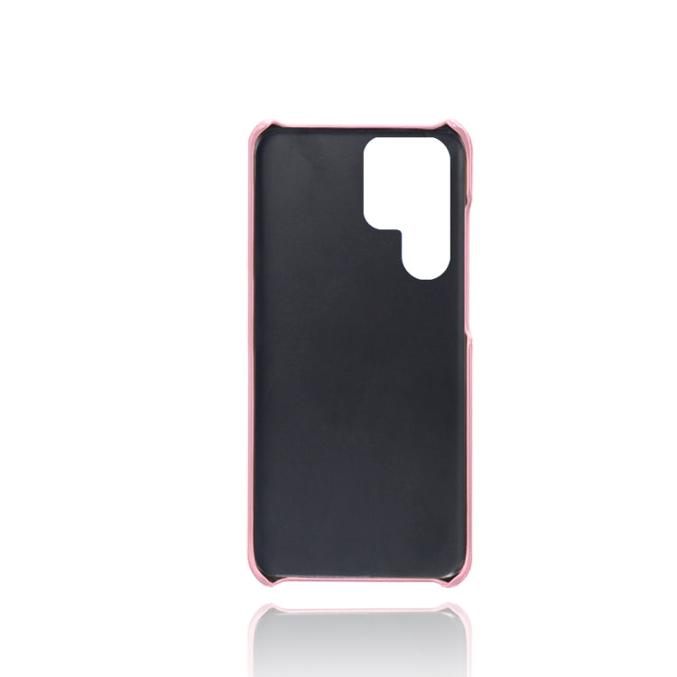 Calf Texture  PC + PU Phone Case For Samsung Galaxy S22 Ultra 5G