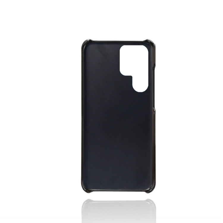 Calf Texture  PC + PU Phone Case For Samsung Galaxy S22 Ultra 5G