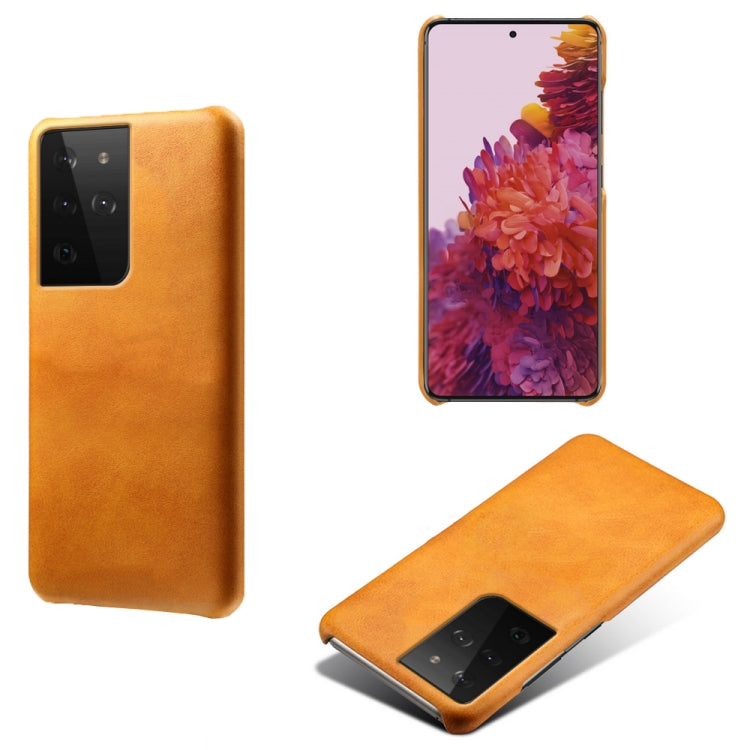 Calf Texture  PC + PU Phone Case For Samsung Galaxy S30 Ultra