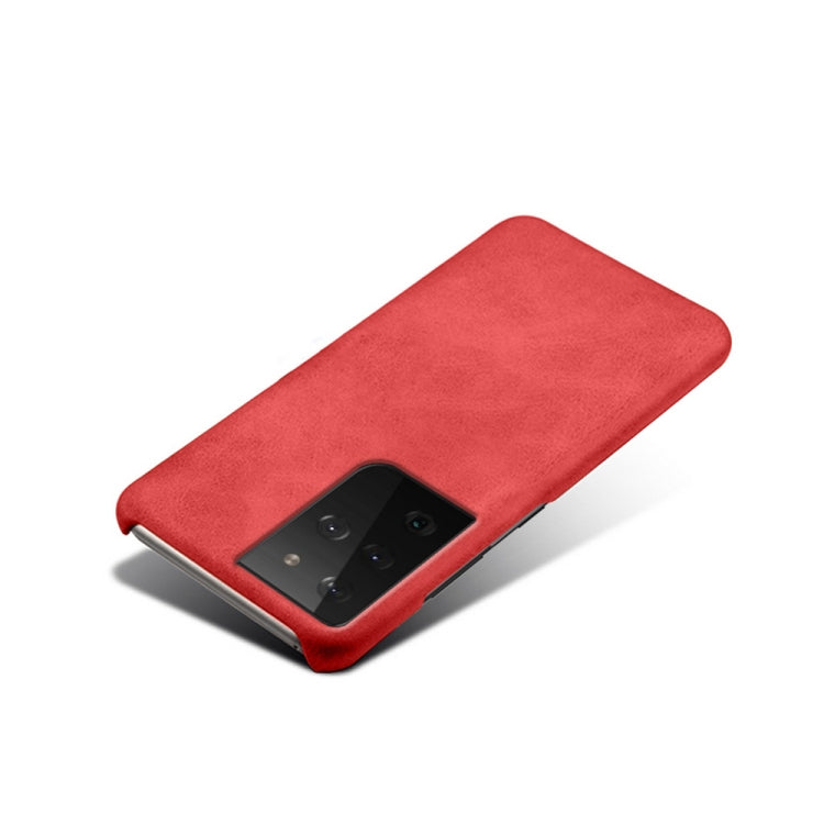 Calf Texture  PC + PU Phone Case For Samsung Galaxy S30 Ultra