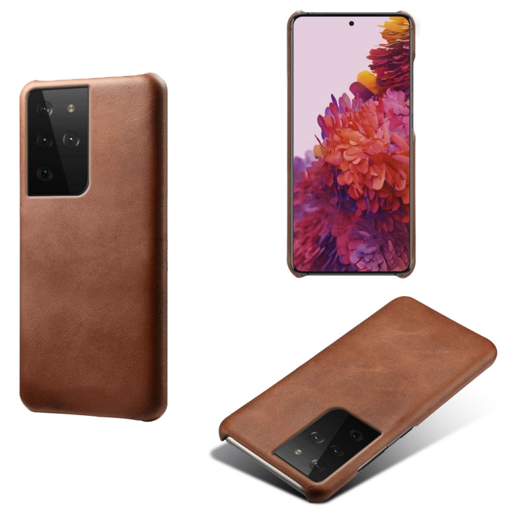 Calf Texture  PC + PU Phone Case For Samsung Galaxy S30 Ultra