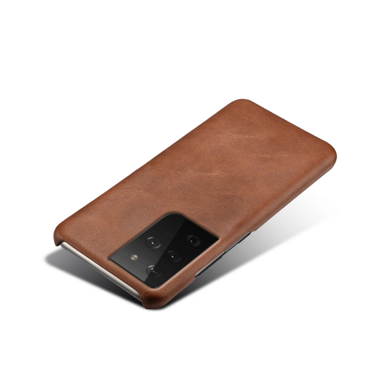 Calf Texture  PC + PU Phone Case For Samsung Galaxy S30 Ultra