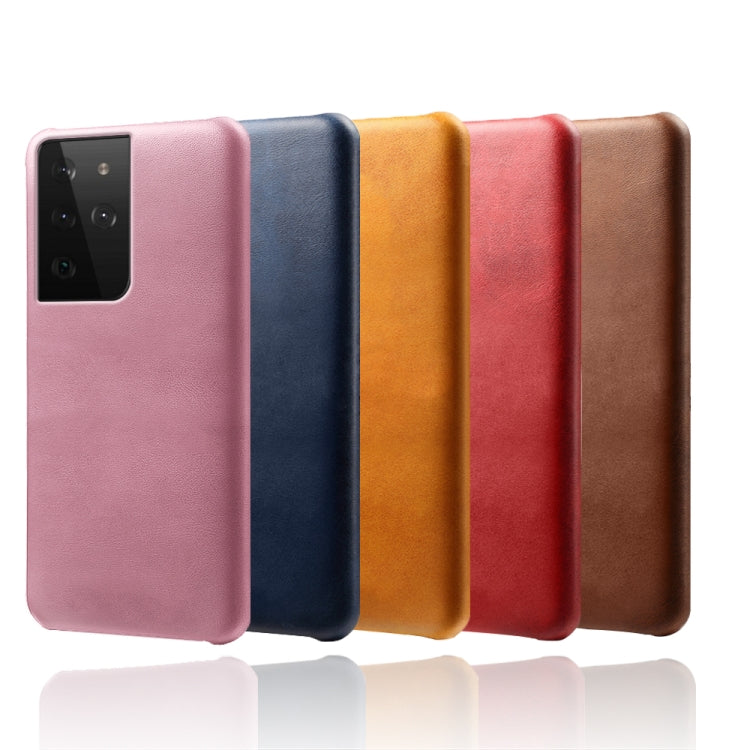 Calf Texture  PC + PU Phone Case For Samsung Galaxy S30 Ultra