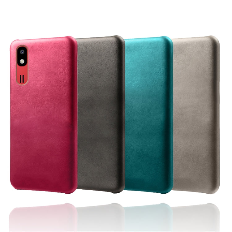 Calf Texture  PC + PU Phone Case For Samsung Galaxy A2 Core