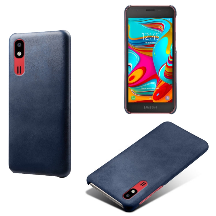 Calf Texture  PC + PU Phone Case For Samsung Galaxy A2 Core