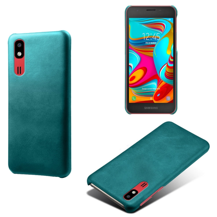 Calf Texture  PC + PU Phone Case For Samsung Galaxy A2 Core