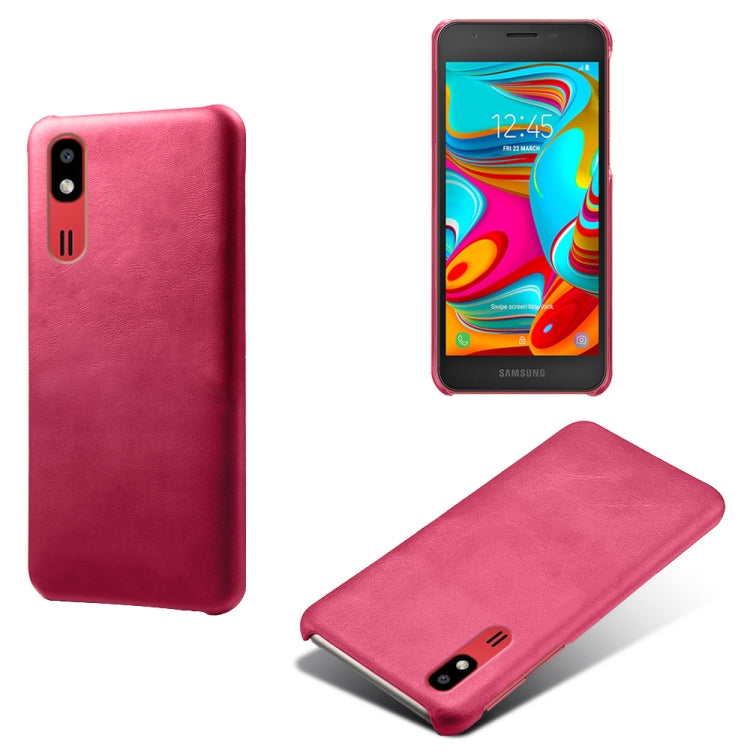 Calf Texture  PC + PU Phone Case For Samsung Galaxy A2 Core