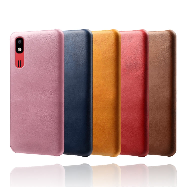 Calf Texture  PC + PU Phone Case For Samsung Galaxy A2 Core