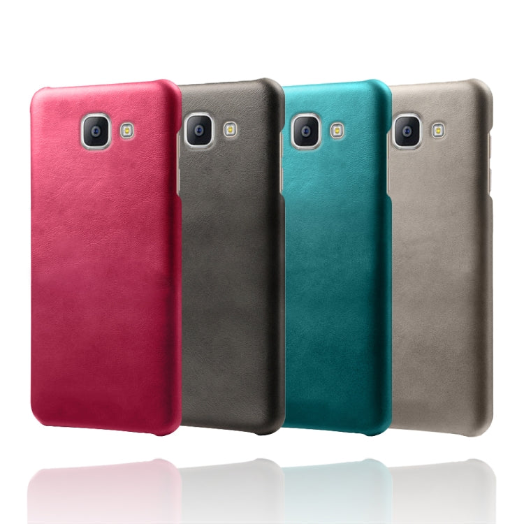 Calf Texture  PC + PU Phone Case For Samsung Galaxy A9 Pro