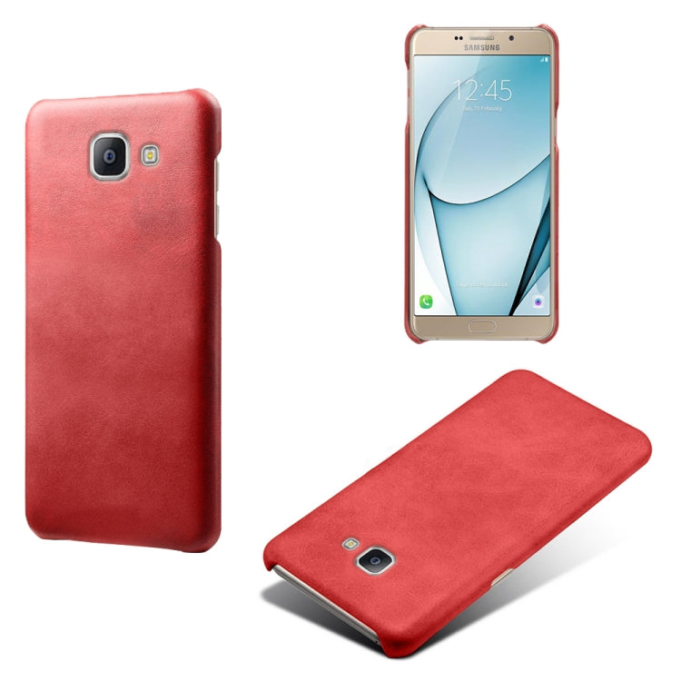 Calf Texture  PC + PU Phone Case For Samsung Galaxy A9 Pro