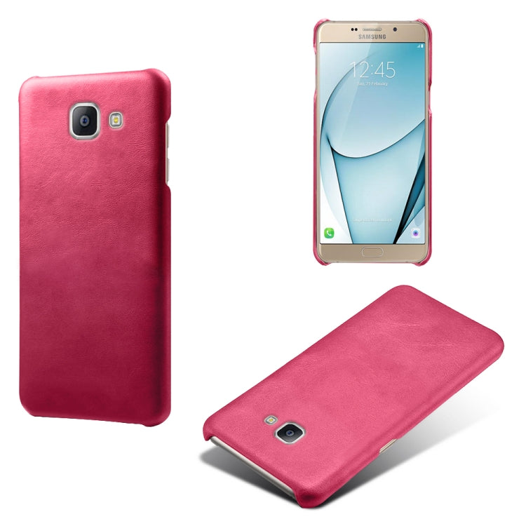 Calf Texture  PC + PU Phone Case For Samsung Galaxy A9 Pro