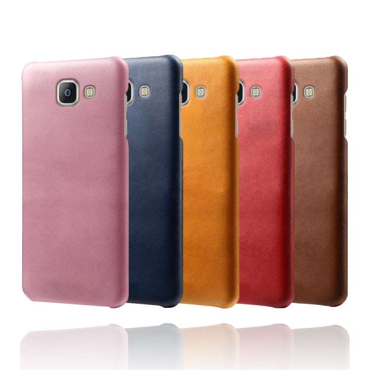 Calf Texture  PC + PU Phone Case For Samsung Galaxy A9 Pro