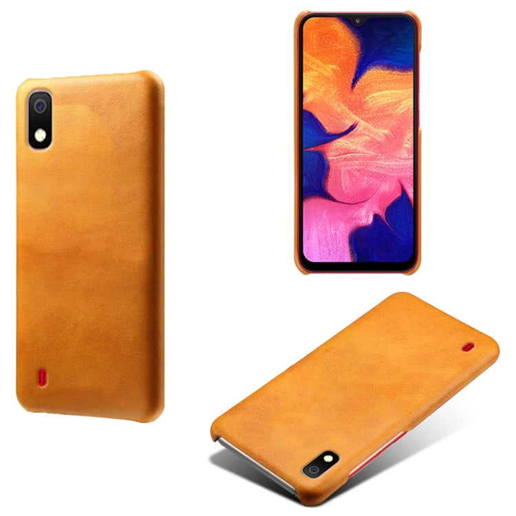 Calf Texture  PC + PU Phone Case For Samsung Galaxy A10