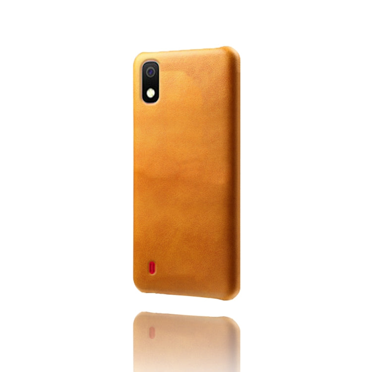 Calf Texture  PC + PU Phone Case For Samsung Galaxy A10