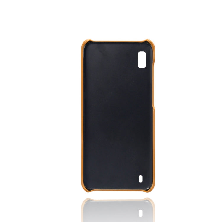 Calf Texture  PC + PU Phone Case For Samsung Galaxy A10