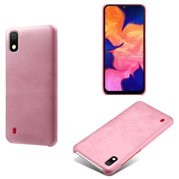 Calf Texture  PC + PU Phone Case For Samsung Galaxy A10