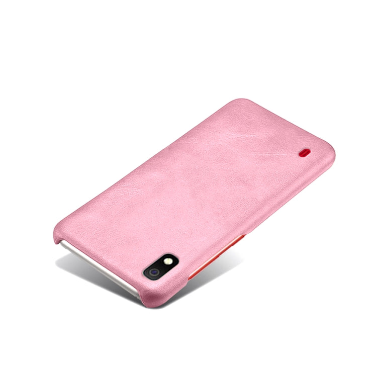 Calf Texture  PC + PU Phone Case For Samsung Galaxy A10