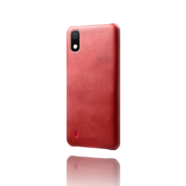 Calf Texture  PC + PU Phone Case For Samsung Galaxy A10