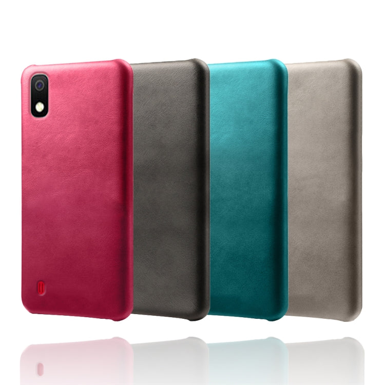 Calf Texture  PC + PU Phone Case For Samsung Galaxy A10