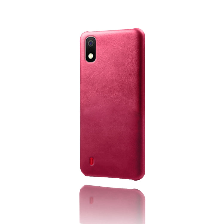 Calf Texture  PC + PU Phone Case For Samsung Galaxy A10