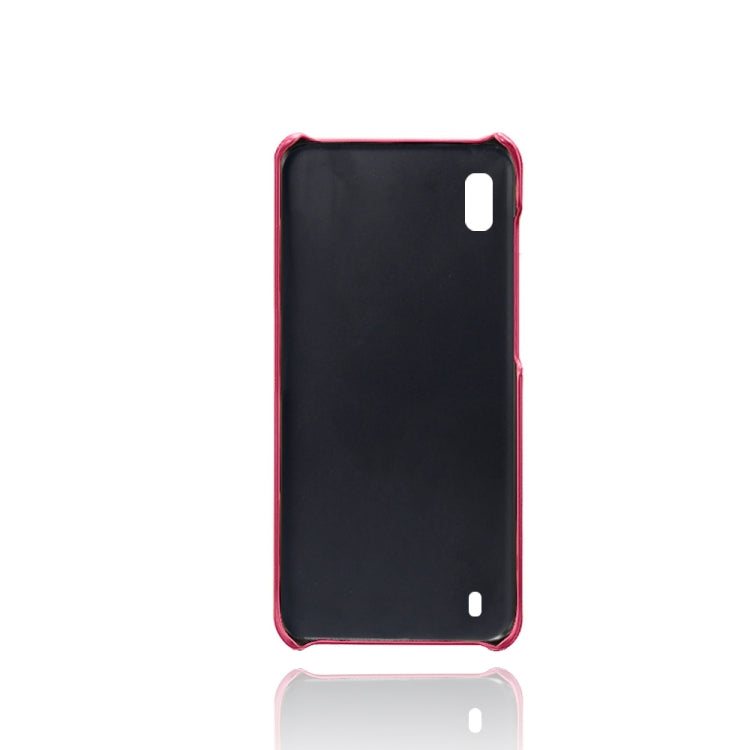 Calf Texture  PC + PU Phone Case For Samsung Galaxy A10