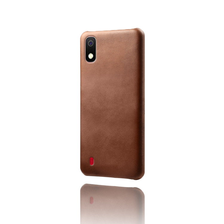 Calf Texture  PC + PU Phone Case For Samsung Galaxy A10