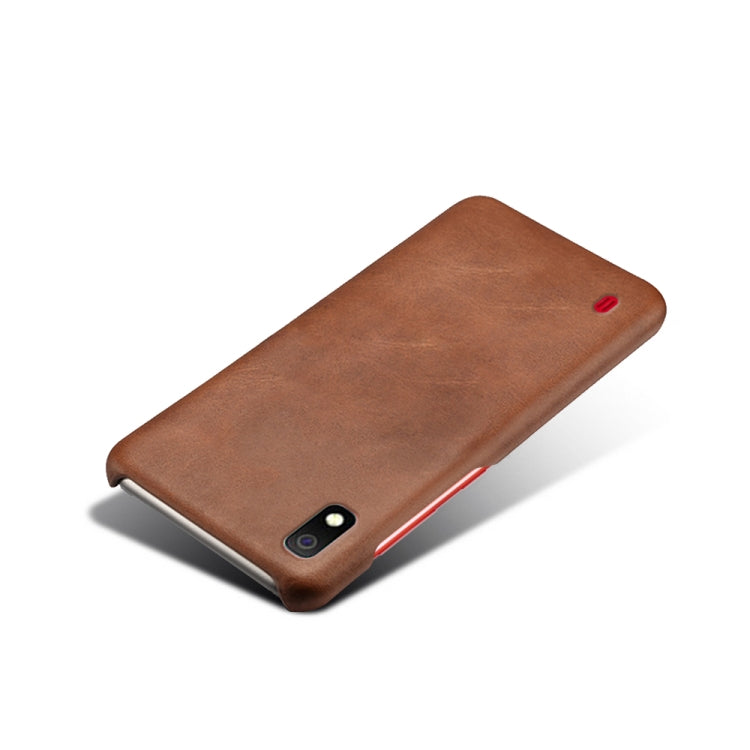 Calf Texture  PC + PU Phone Case For Samsung Galaxy A10