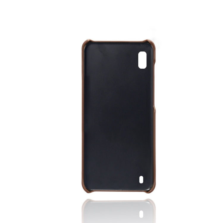 Calf Texture  PC + PU Phone Case For Samsung Galaxy A10
