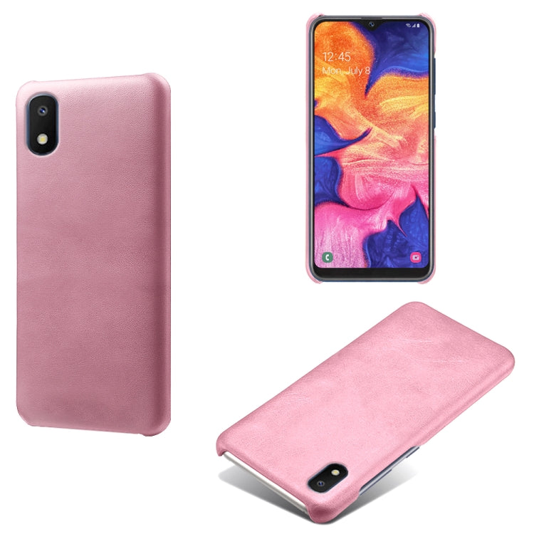 Calf Texture  PC + PU Phone Case For Samsung Galaxy A10E